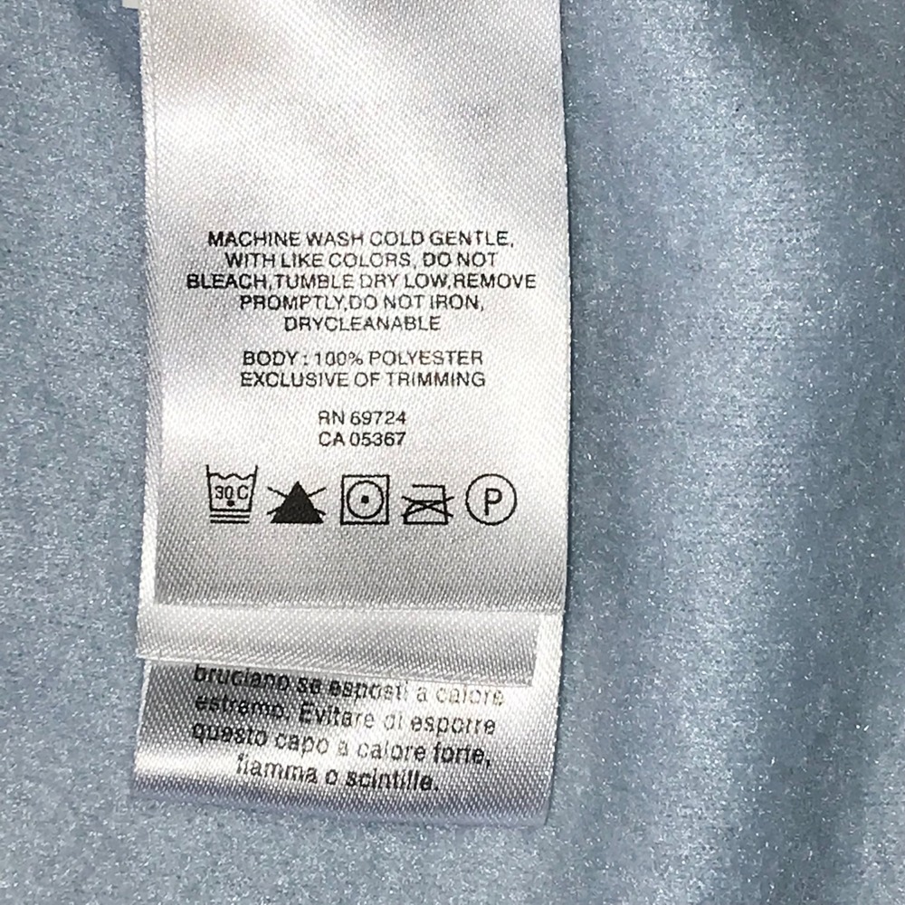 Columbia Benton Spring Fleece Vest Womens L Light Blue Full Zip Layering Outdoor - Picture 6 of 13
